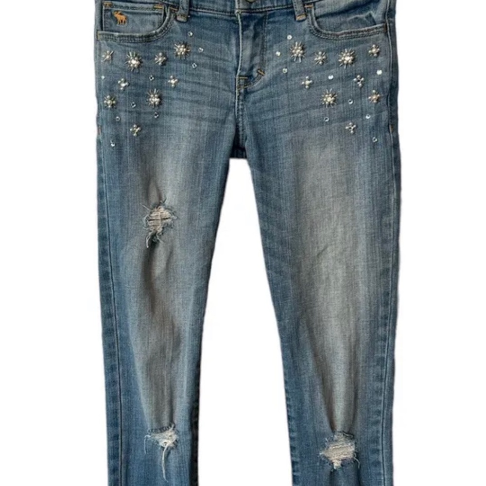 Abercrombie jewel embellished Jeans